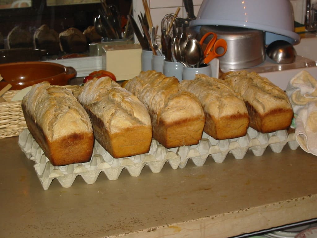 Une ancienne fournée de pain maison